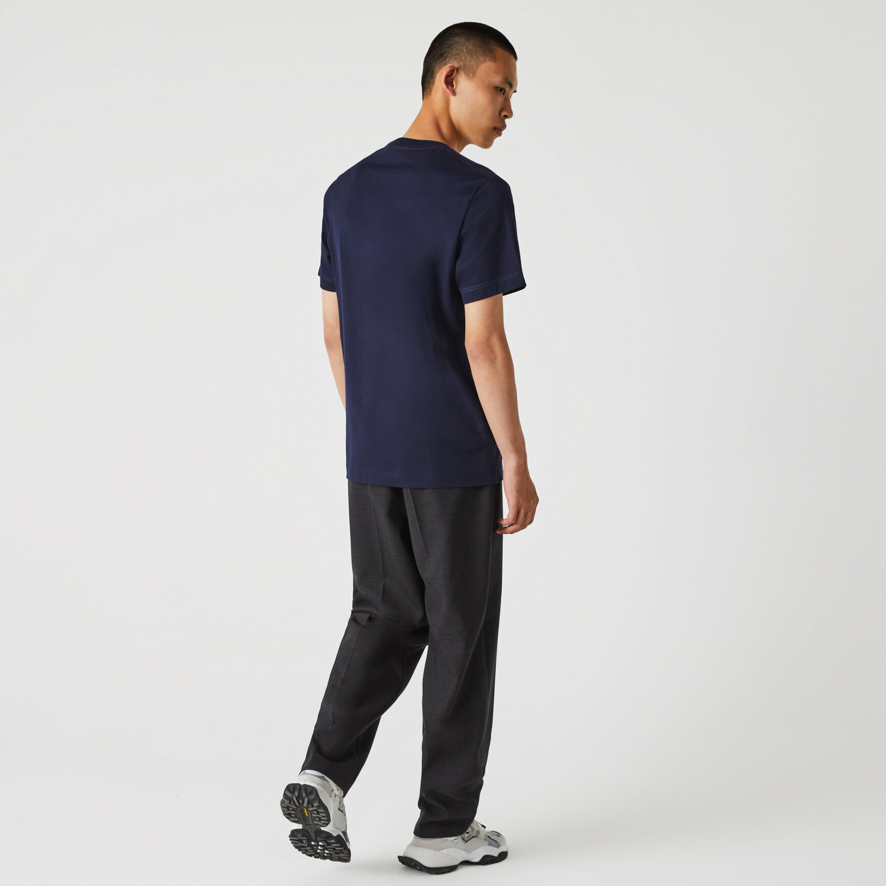 تيشيرت رجالي مخطط مصنوع في فرنسا من القطن العضوي تيشيرت رجالي مخطط مصنوع في فرنسا من القطن العضوي