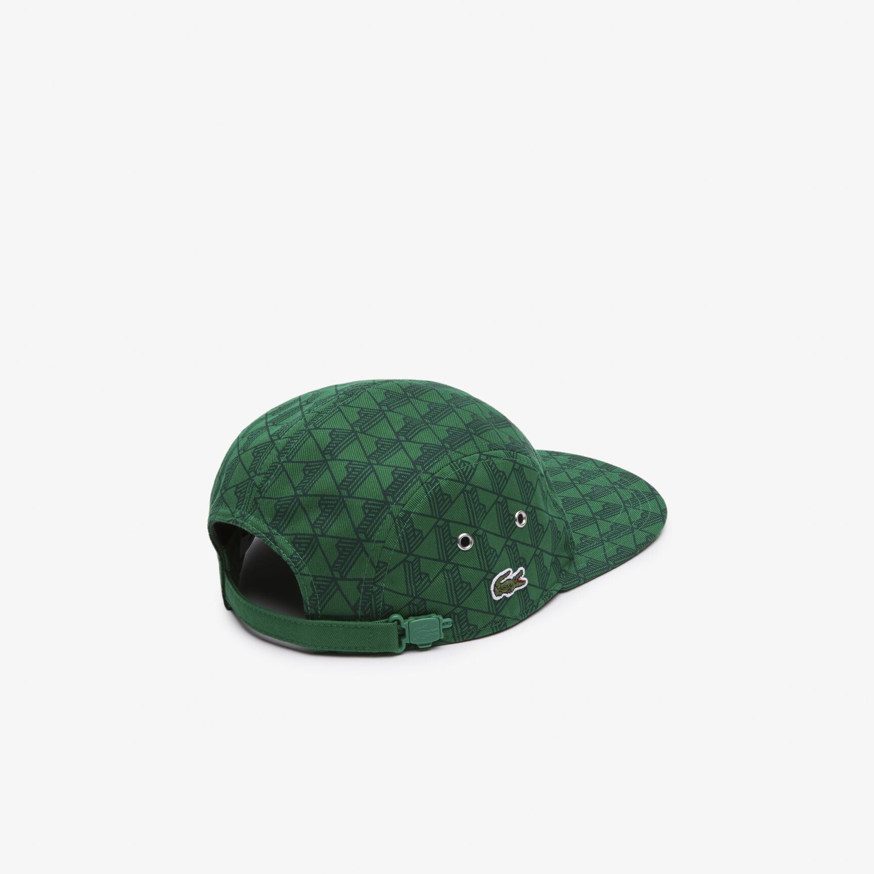 Monogram Print Twill Jockey Cap