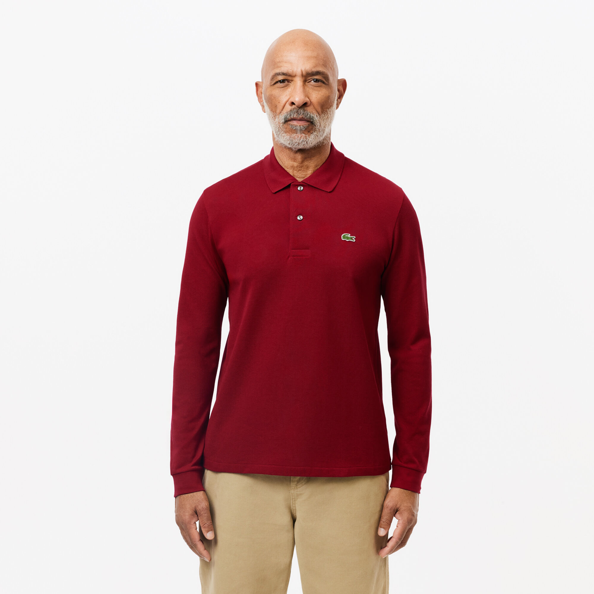 Buy Original L.12.12 Long Sleeve Cotton Polo Shirt Lacoste SA