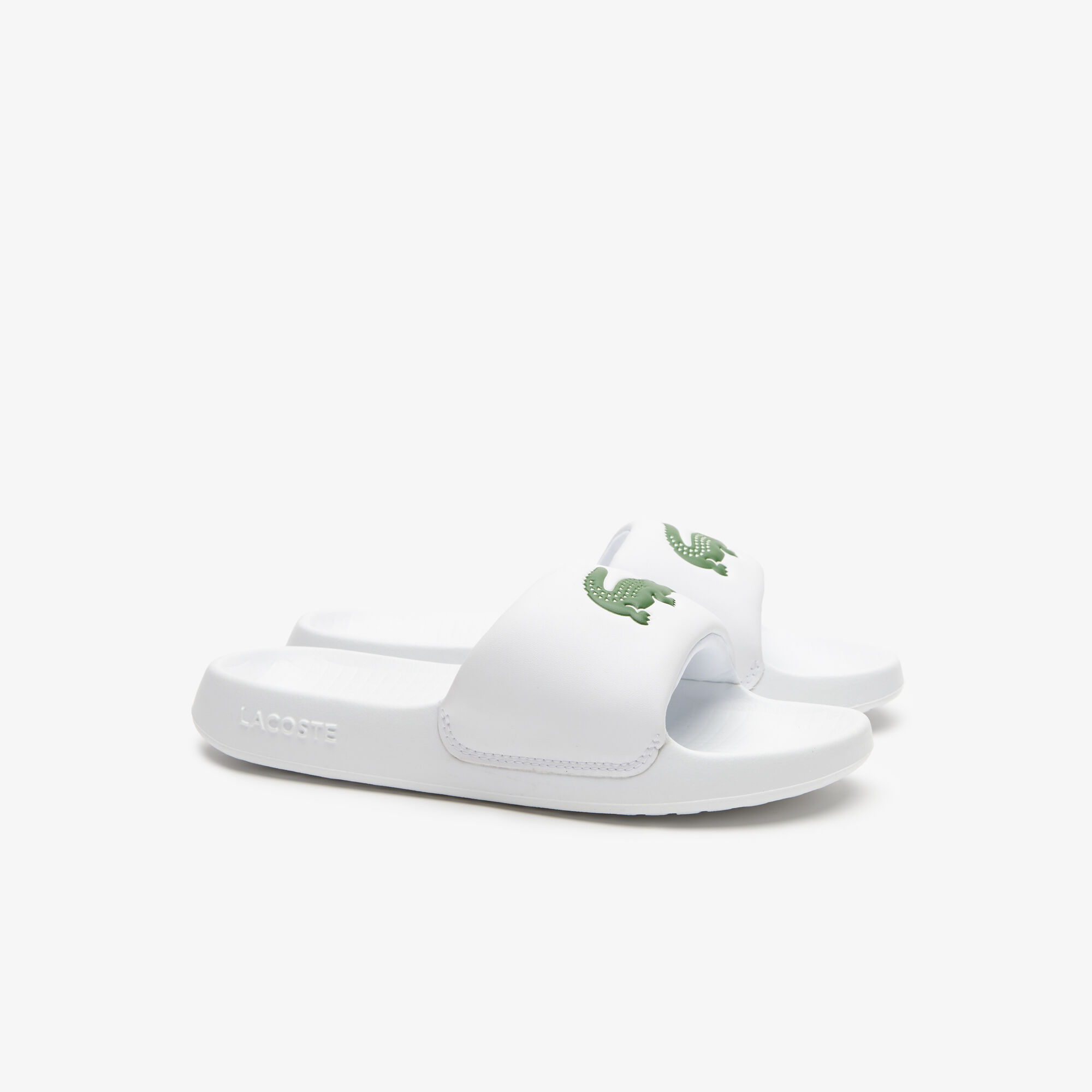 Womens lacoste slides on sale