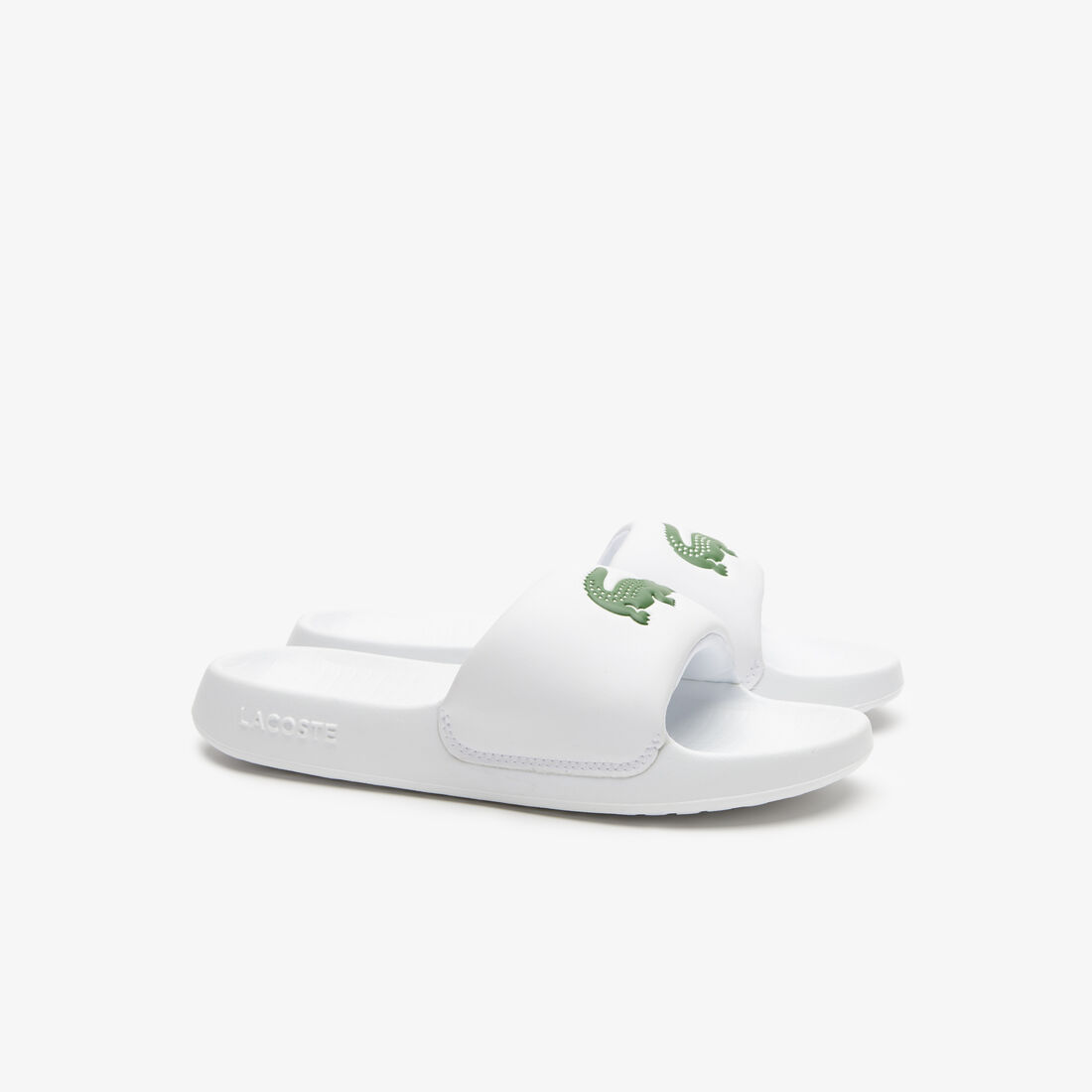 Women's Lacoste Croco 1.0 Synthetic Slides Women's Lacoste Croco 1.0 Synthetic Slides