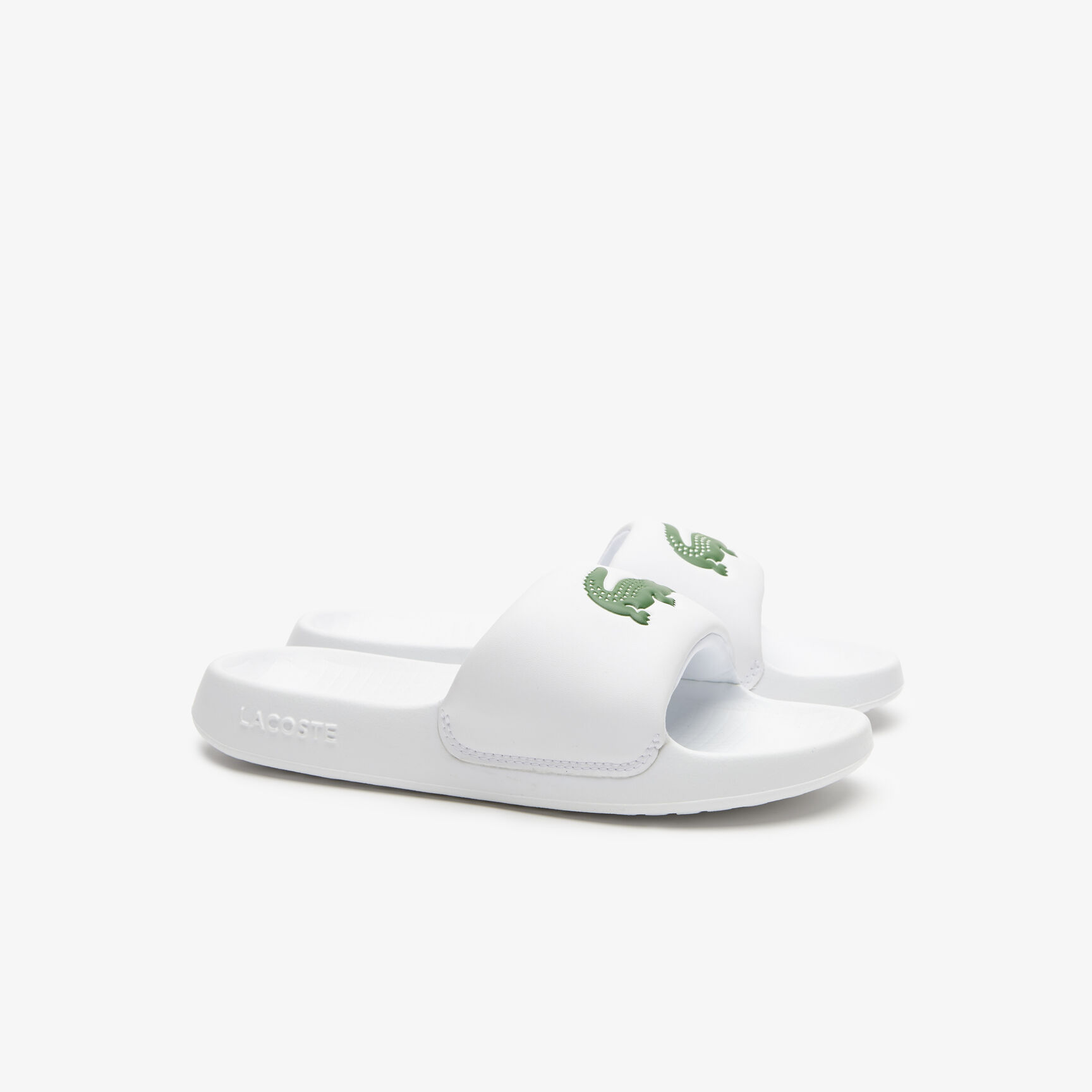 Women's Lacoste Croco 1.0 Synthetic Slides Women's Lacoste Croco 1.0 Synthetic Slides