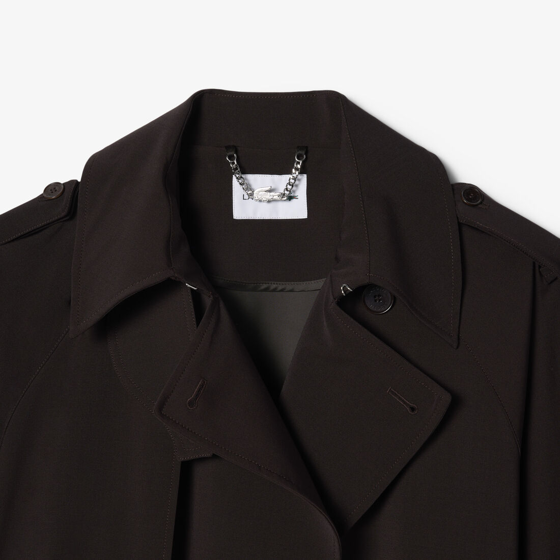 معطف واقٍ من المطر كبير الحجم مصنوع من مزيج الصوف معطف واقٍ من المطر كبير الحجم مصنوع من مزيج الصوف