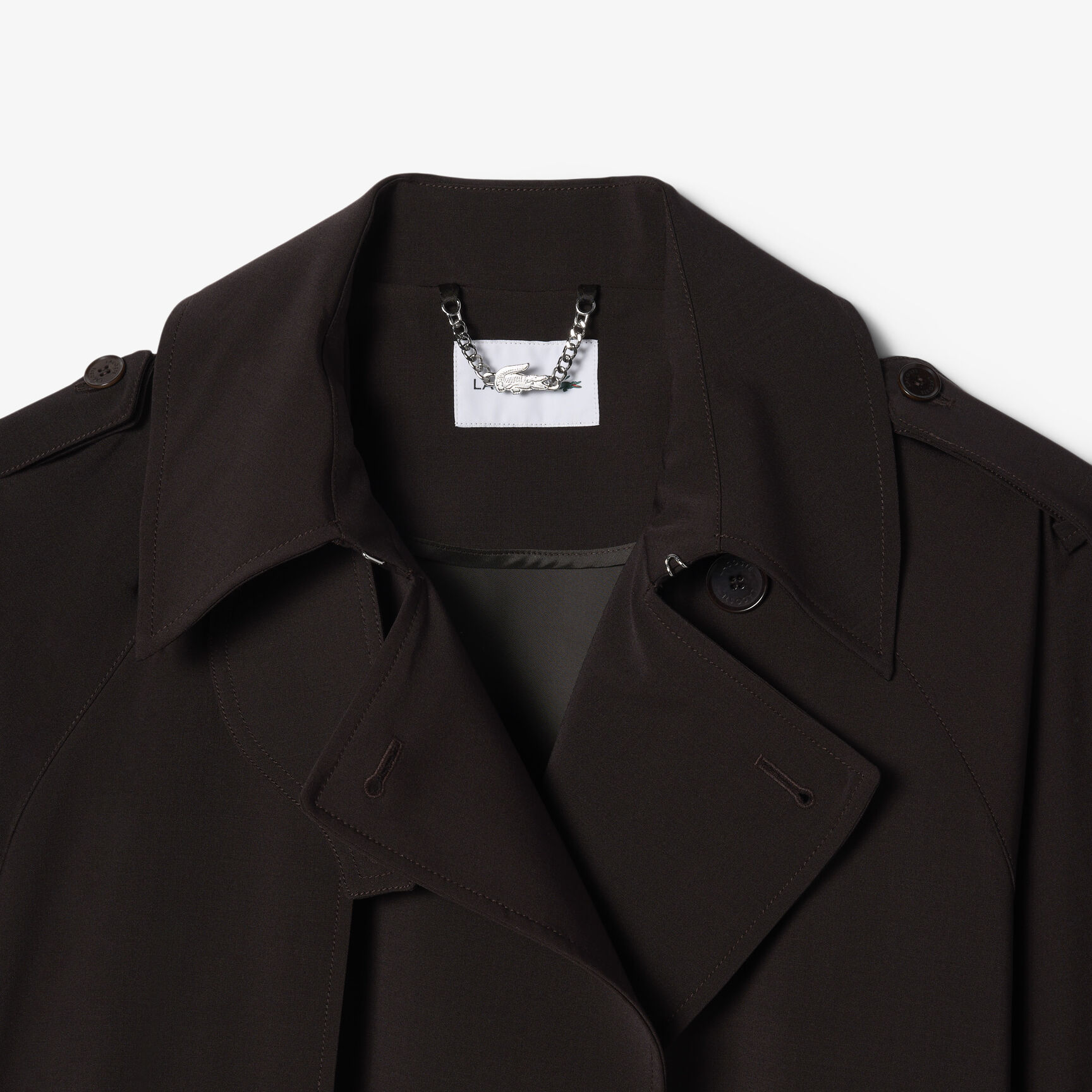 معطف واقٍ من المطر كبير الحجم مصنوع من مزيج الصوف معطف واقٍ من المطر كبير الحجم مصنوع من مزيج الصوف