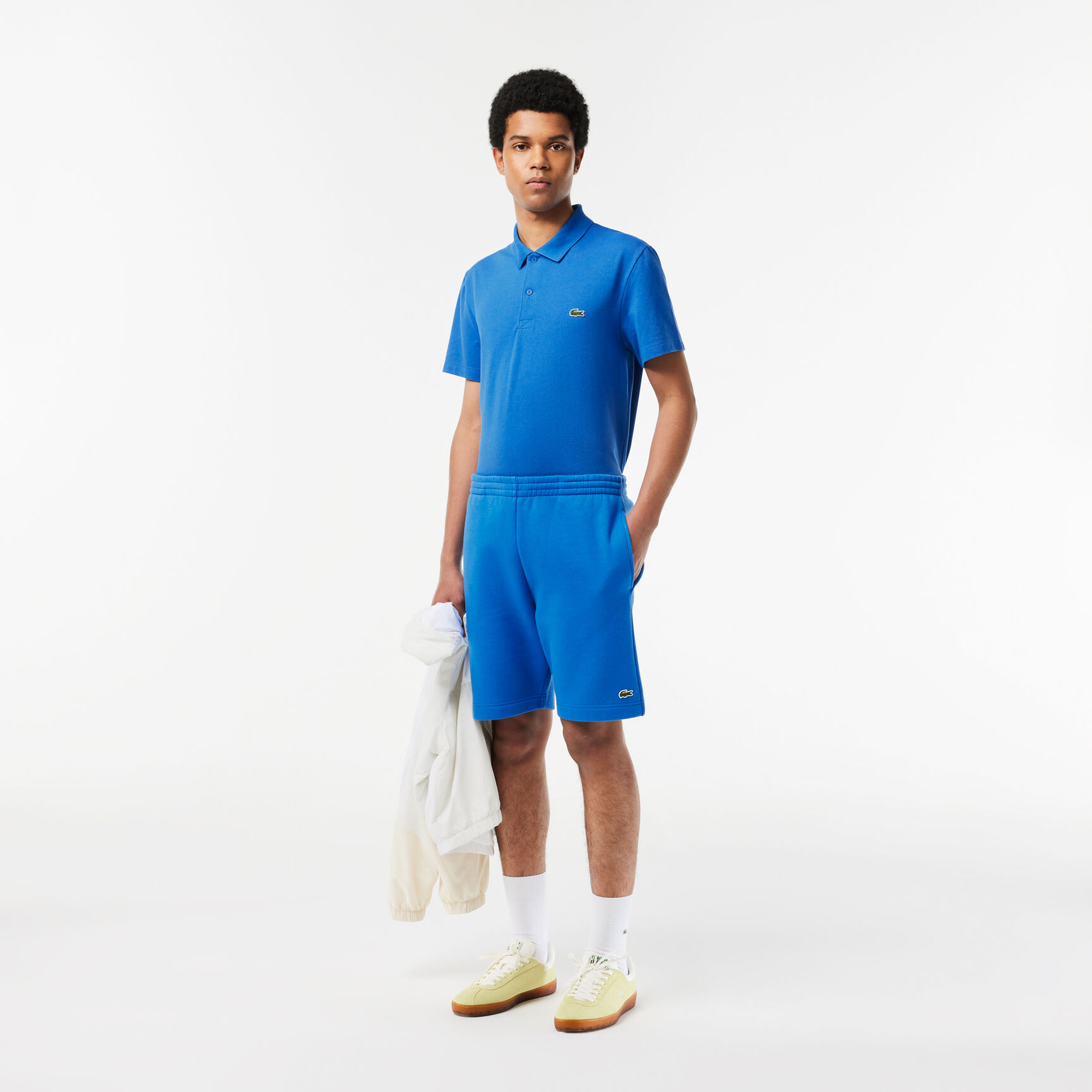 تيشيرت بولو لاكوست قطن عضوي مطاطي بقصة عادية للرجال تيشيرت بولو لاكوست قطن عضوي مطاطي بقصة عادية للرجال