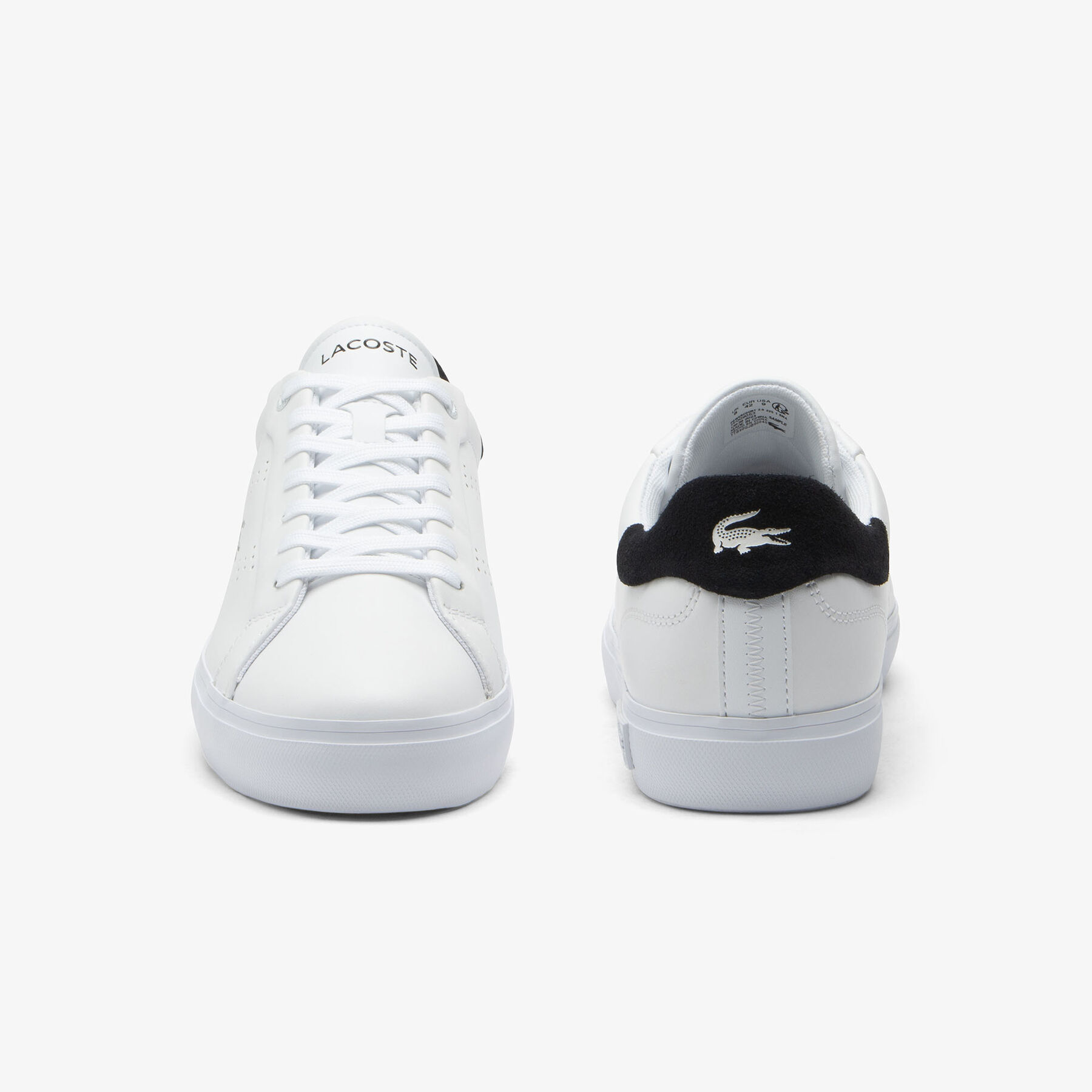 lacoste men s powercourt 2 0 leather sneakers