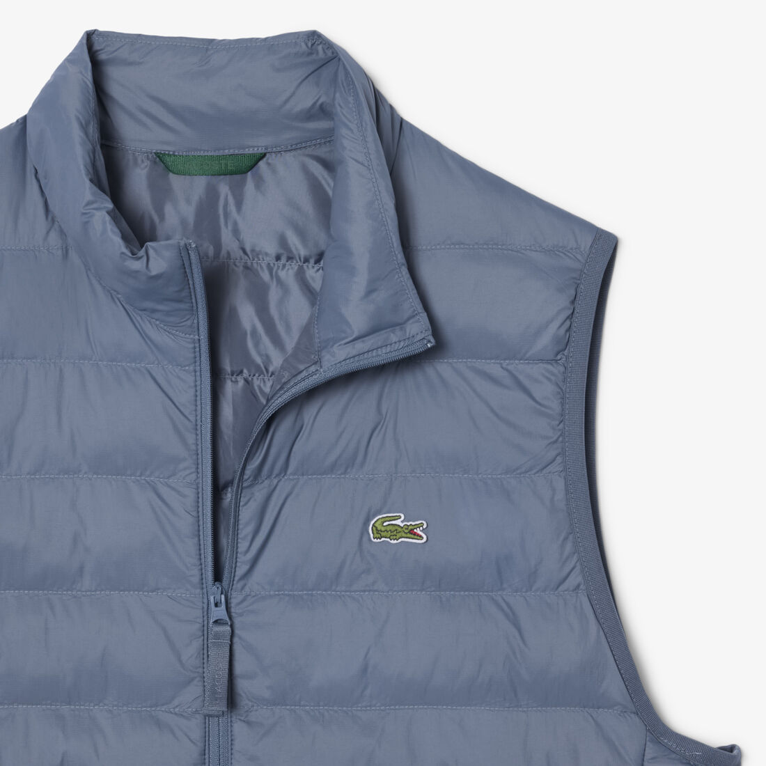 Water-Repellent Puffed Windbreaker Vest lacoste water repellent puffed windbreaker vest