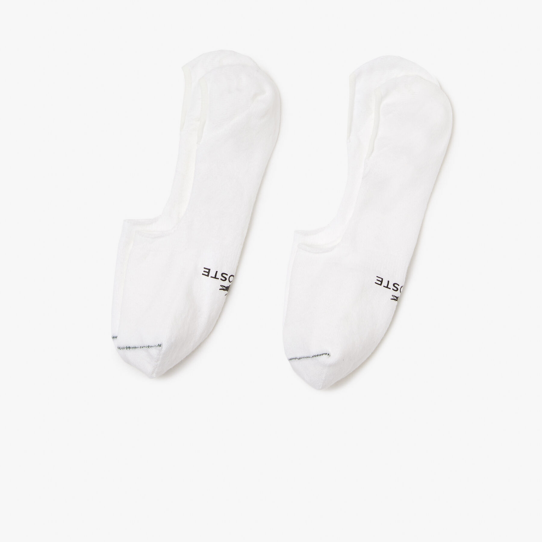 lacoste unisex organic cotton jersey no show socks