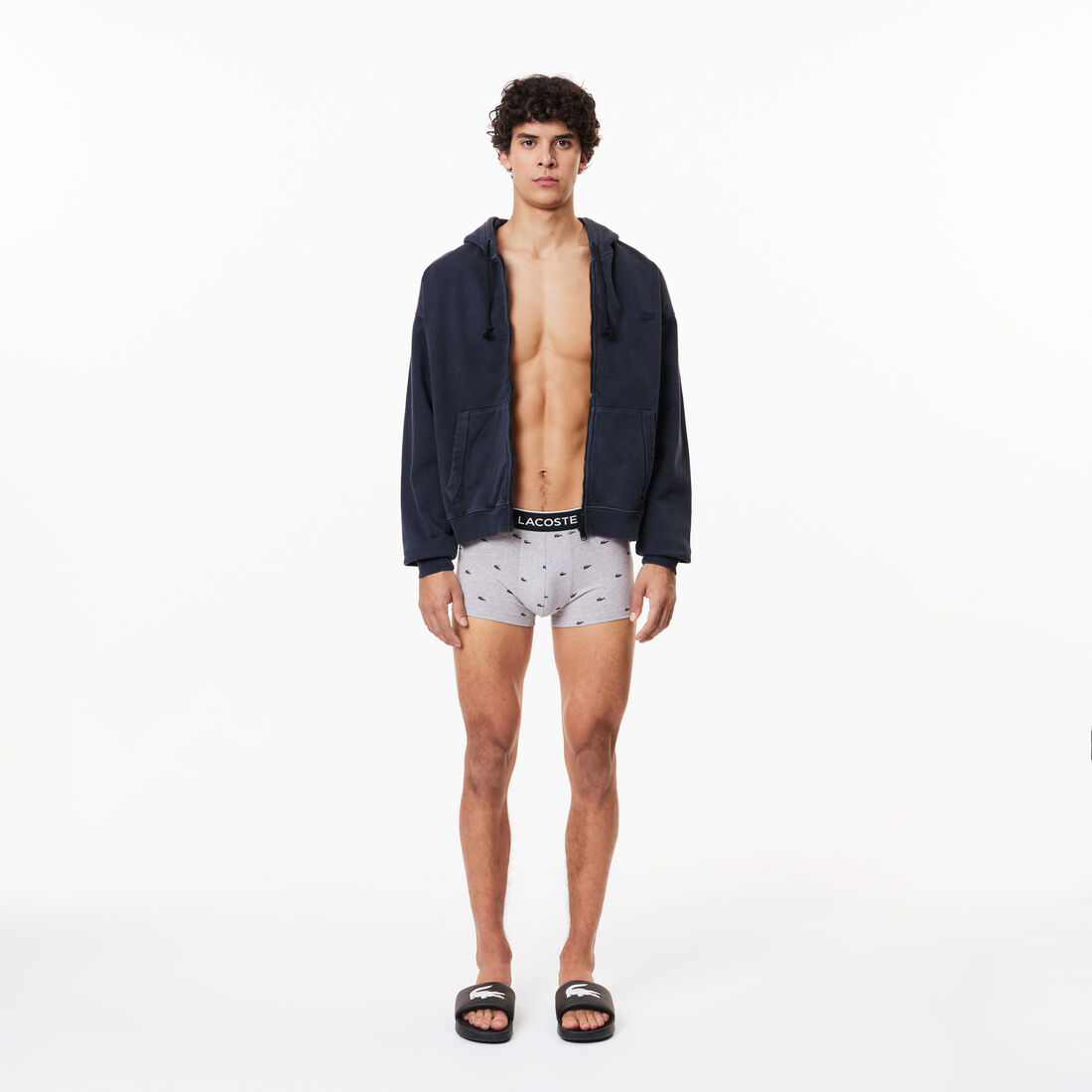 طقم بوكسر كاجوال أسود، 3 قطع طقم بوكسر كاجوال أسود، 3 قطع