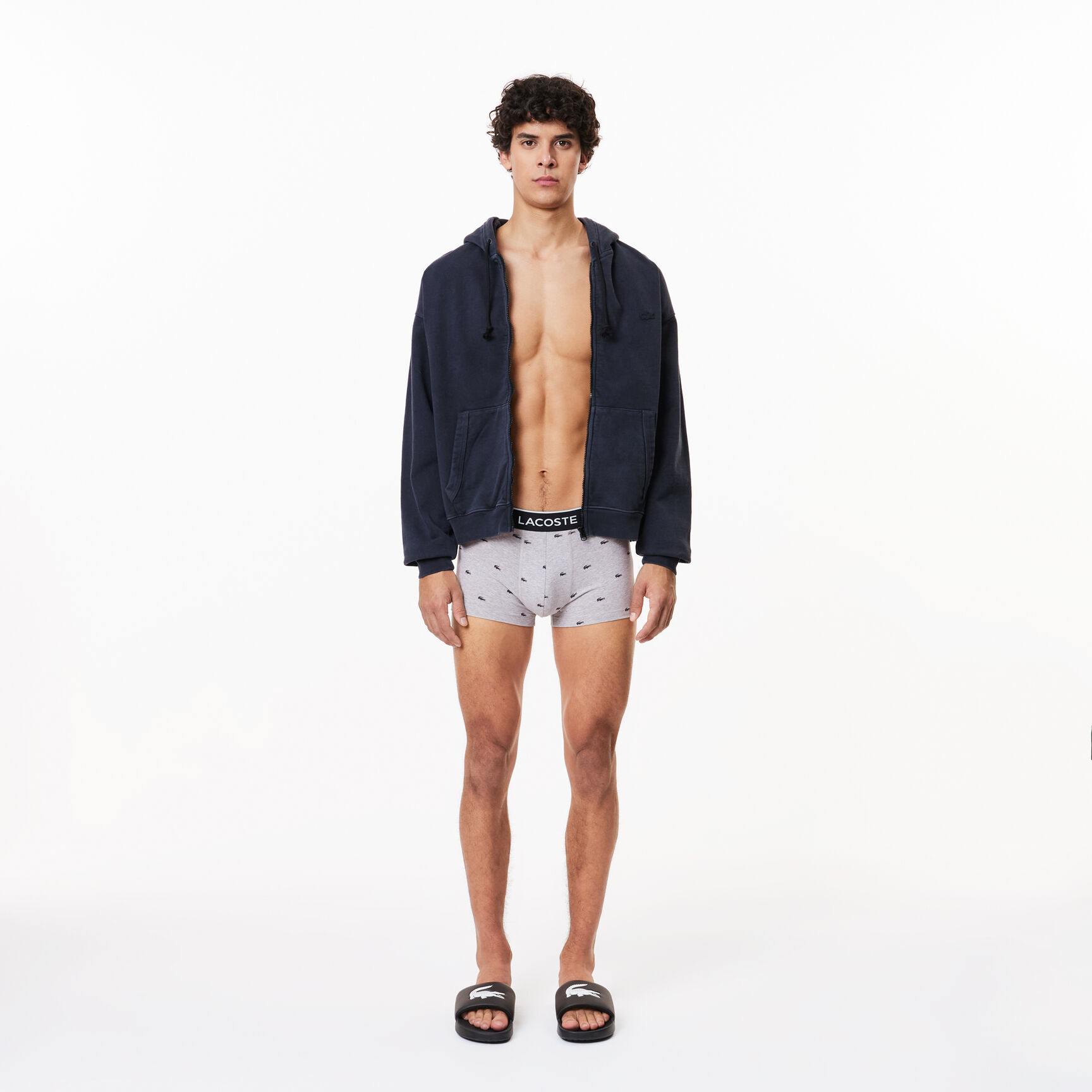 طقم بوكسر كاجوال أسود، 3 قطع طقم بوكسر كاجوال أسود، 3 قطع