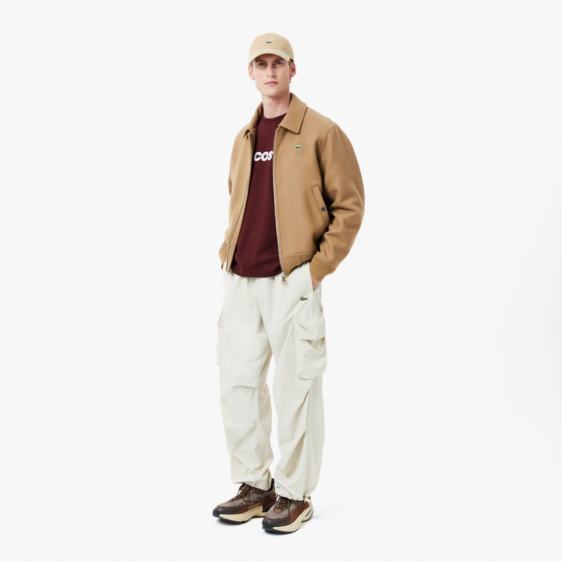 تي شيرت بشعار كلاسيكي من القطن الثقيل تي شيرت بشعار كلاسيكي من القطن الثقيل