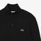 Zipped High Neck Cotton Sweater