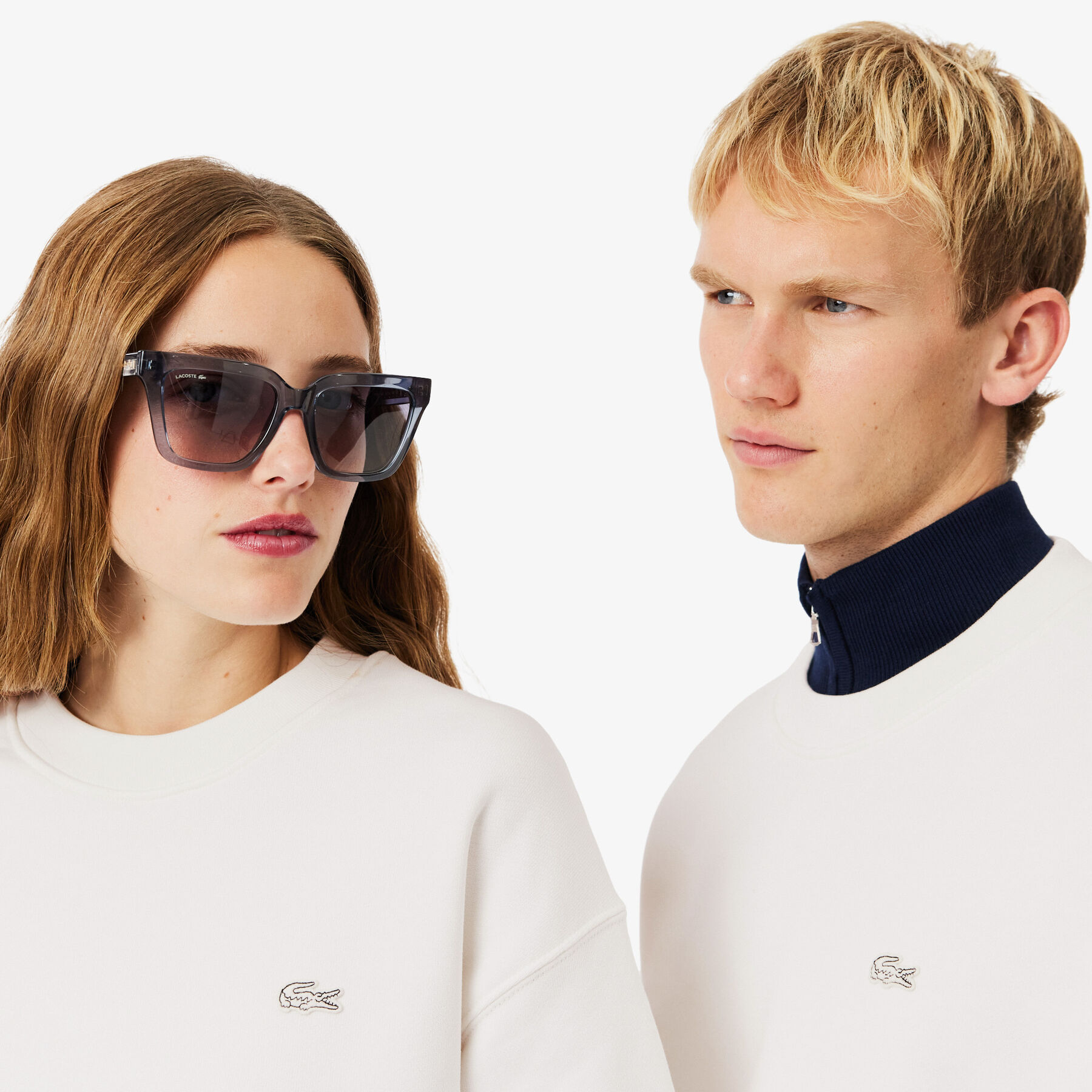 Loose Fit Heavy Fleece Sweatshirt lacoste loose fit heavy fleece sweatshirt