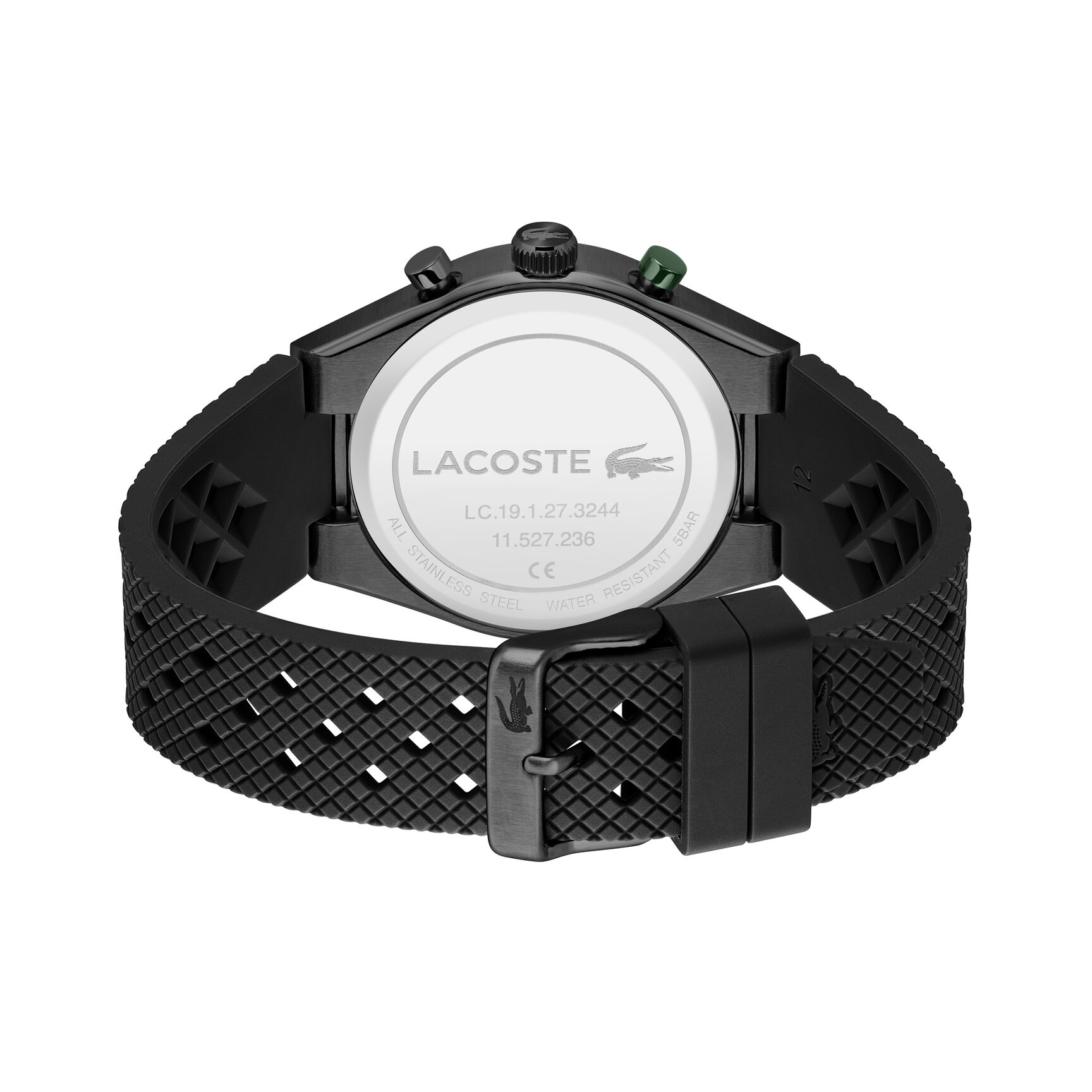 Black Silicone Strap Men's Watch Black Silicone Strap Men's Watch