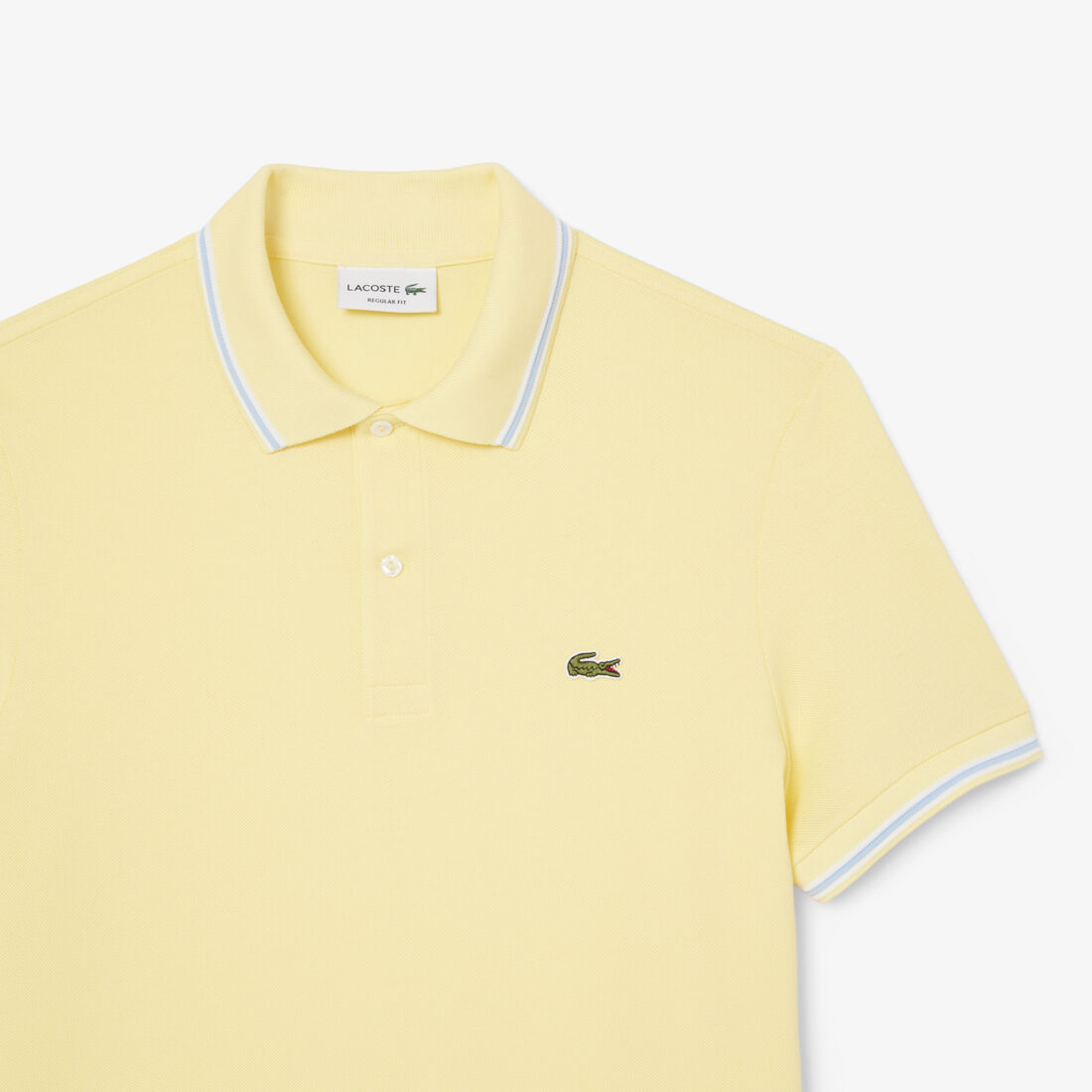 قميص بولو بقصّة عادية وتفاصيل بارزة L.12.12 قميص بولو بقصّة عادية وتفاصيل بارزة L.12.12