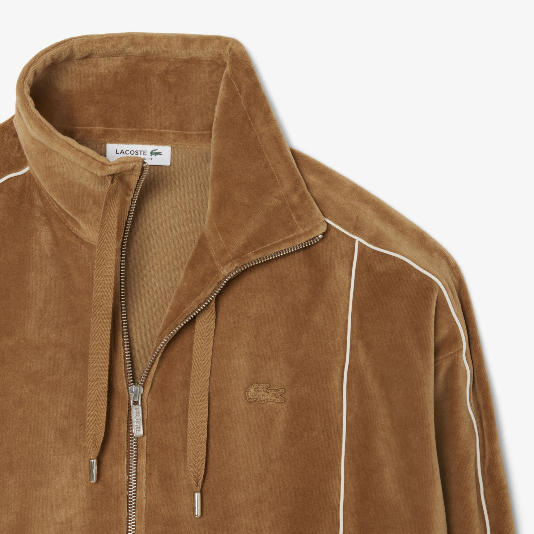 Oversized Zipped Velour Sweatshirt Oversized Zipped Velour Sweatshirt