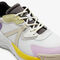 lacoste women s lw2 xtra leather color block sneakers