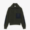 Women's Lacoste Zip Trucker Neck Color-Block Sweater women s lacoste zip trucker neck color block sweater