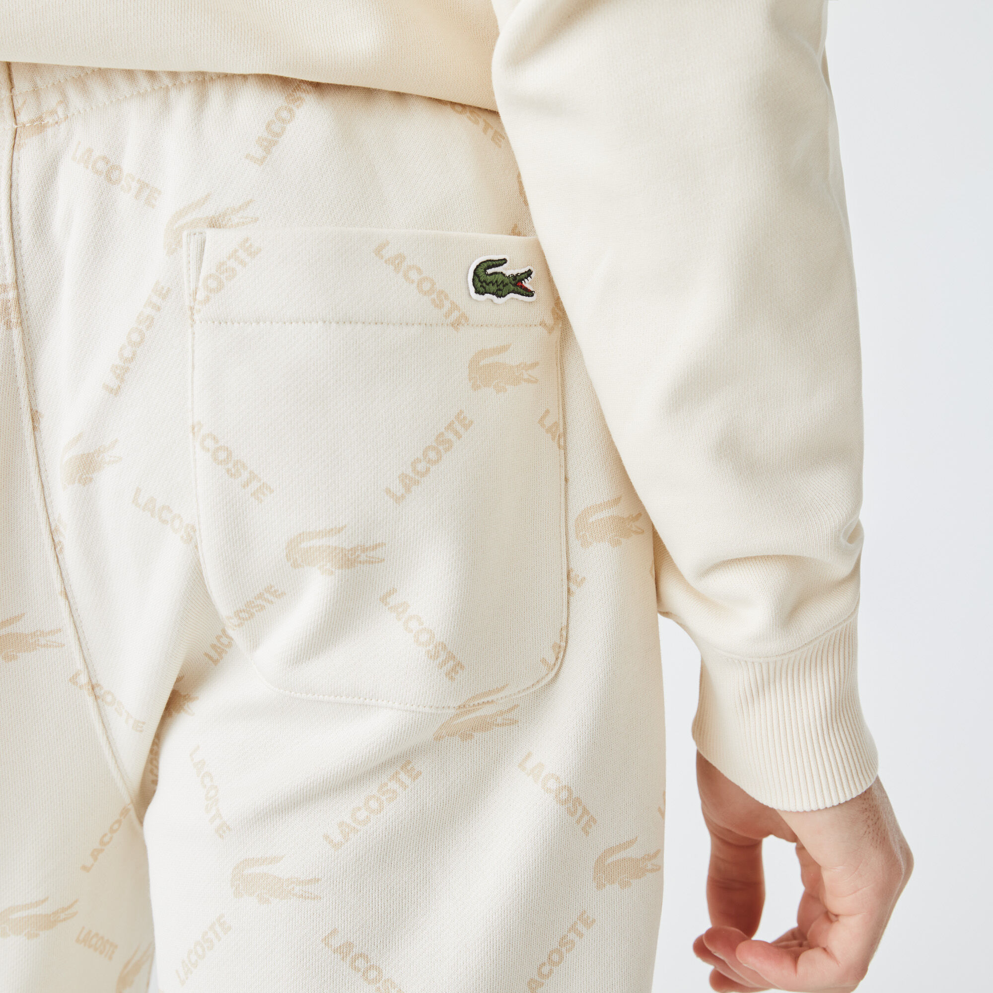 Buy Unisex Lacoste LIVE Print Fleece Tracksuit Pants Lacoste SA