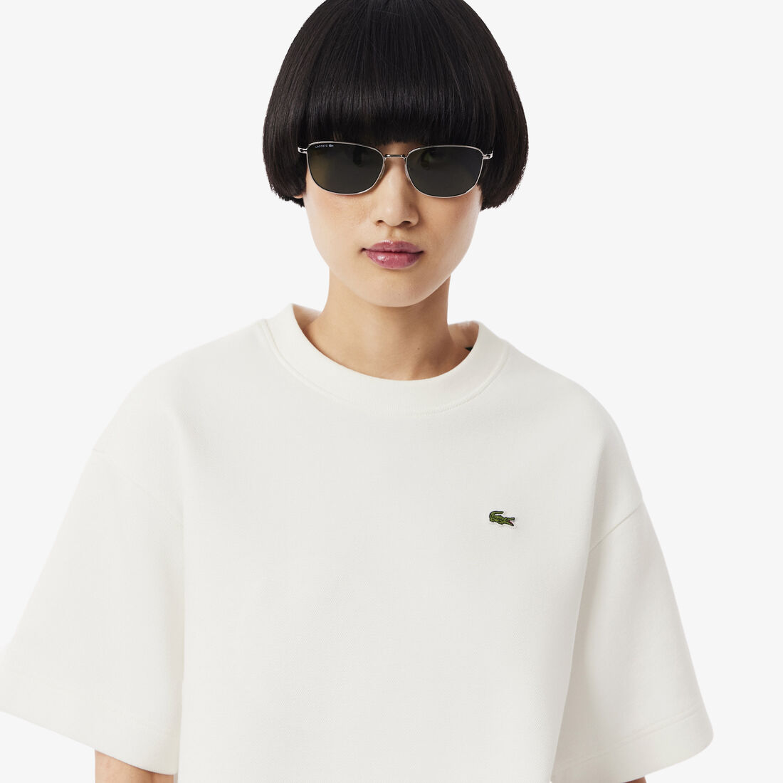 تي شيرت بيكيه مزدوج الوجه كبير الحجم تي شيرت بيكيه مزدوج الوجه كبير الحجم