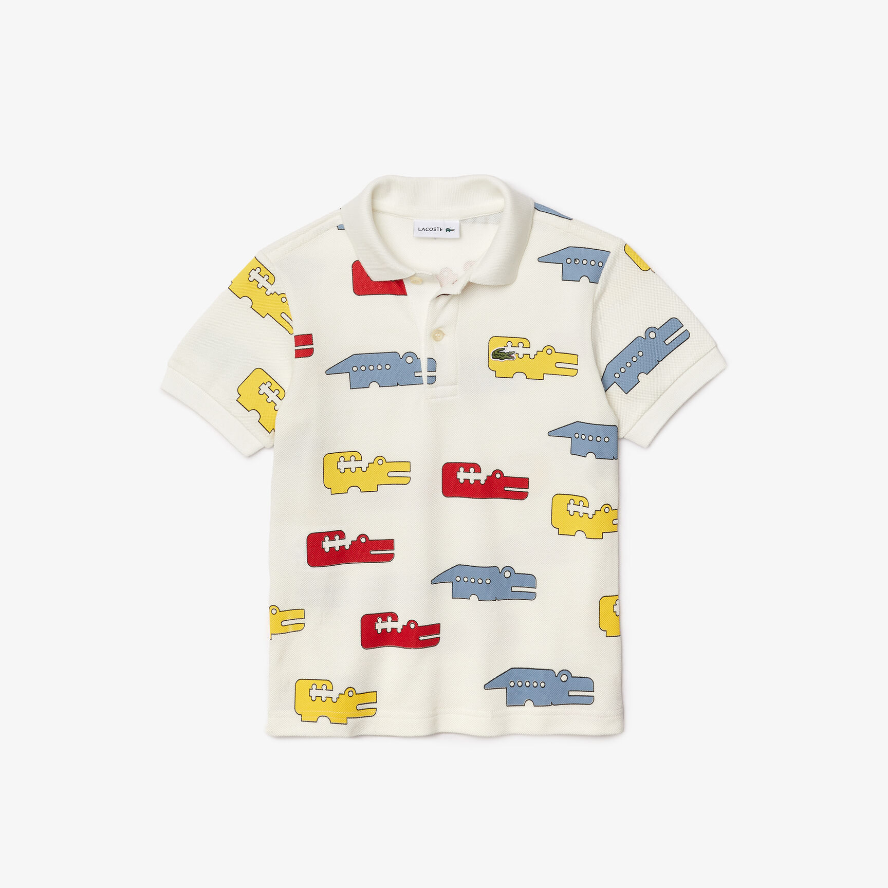 Boys’ Lacoste Crocodile Print Cotton Piqué Regular Fit Polo Boys’ Lacoste Crocodile Print Cotton Piqué Regular Fit Polo