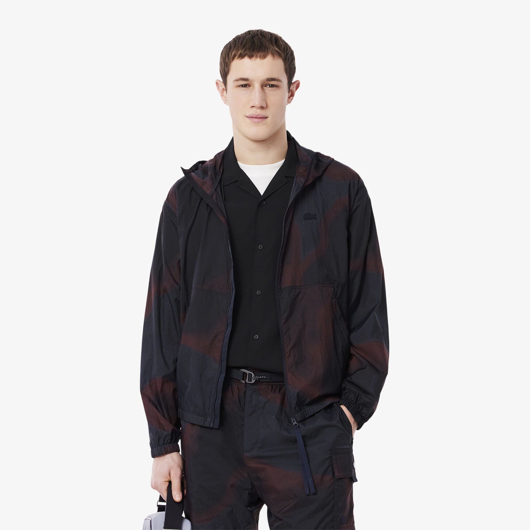 سترة من النايلون المقاوم للتمزق بطبعة أومبري سترة من النايلون المقاوم للتمزق بطبعة أومبري