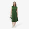lacoste sleeveless pleated dress