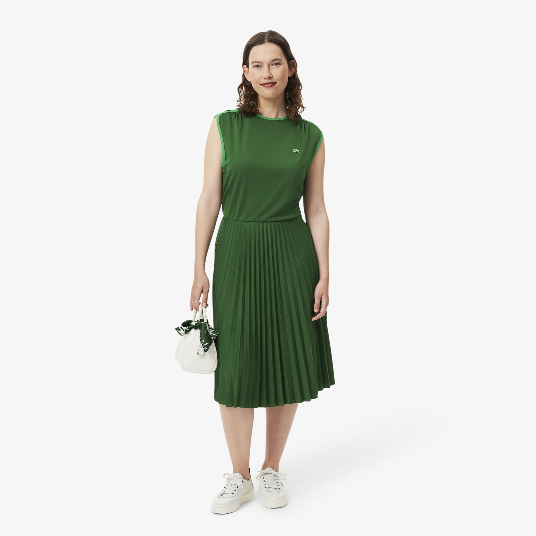 Sleeveless Pleated Dress Sleeveless Pleated Dress