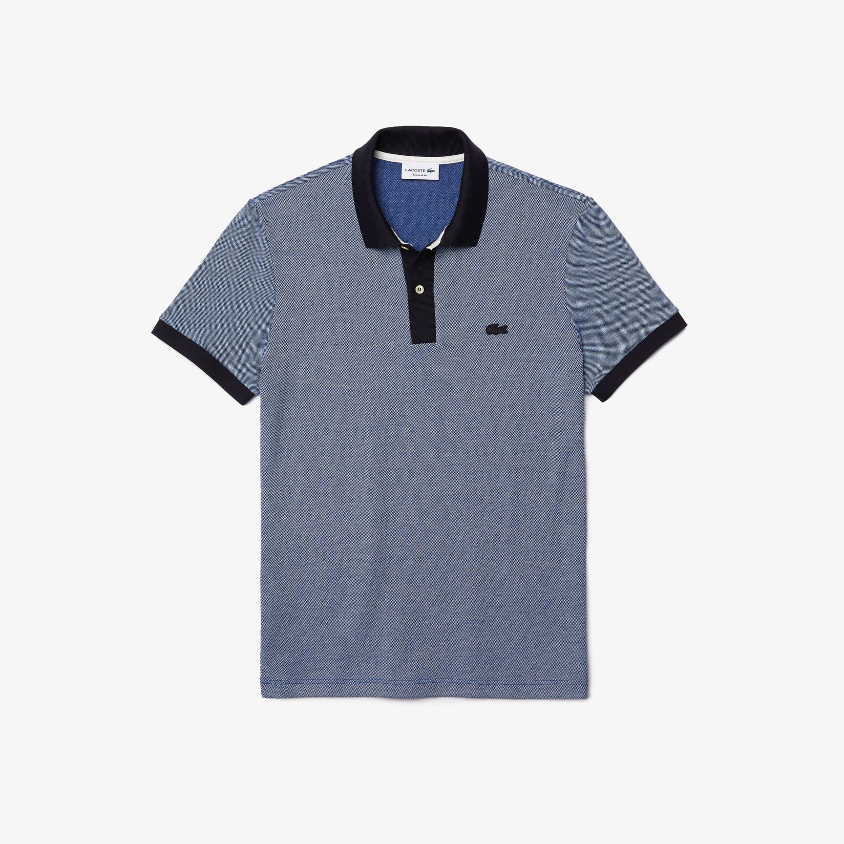 Men&rsquo;s Lacoste Regular Fit Textured Cotton Piqu&eacute; Polo