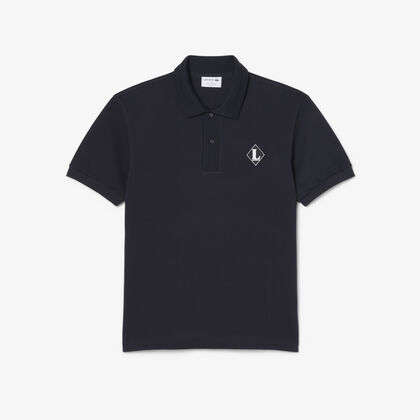 French Made Classic Fit Badge Polo Shirt
