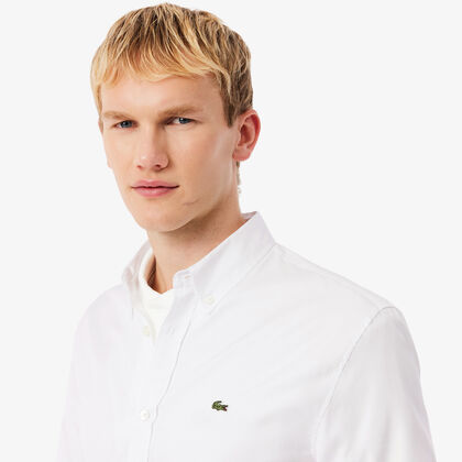 قميص قطني بقصّة عادية