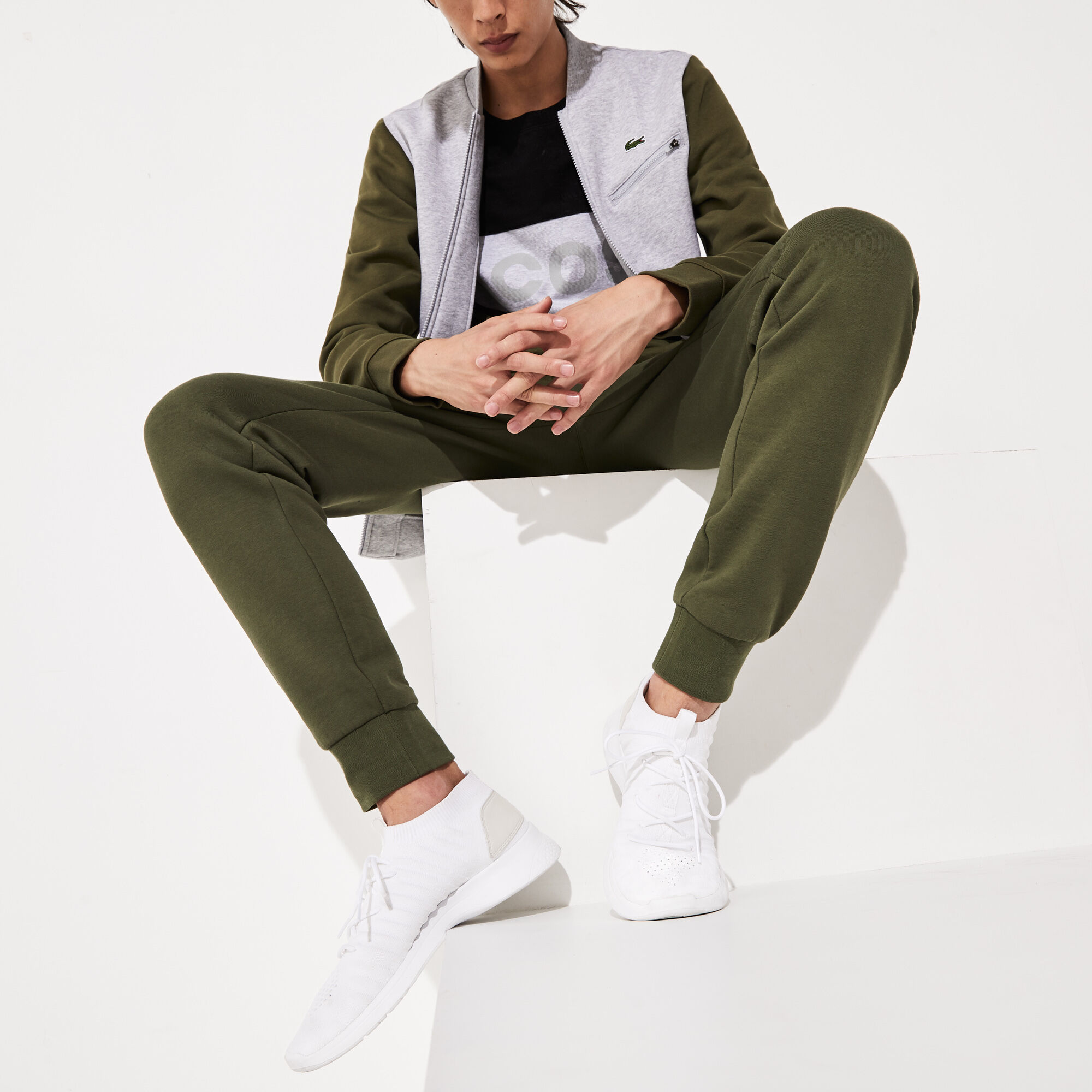 Buy Men s LT Fit Flex Textile Trainers Lacoste SA