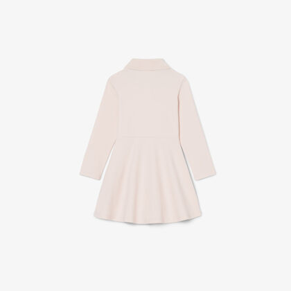 lacoste long sleeved stretch pique dress