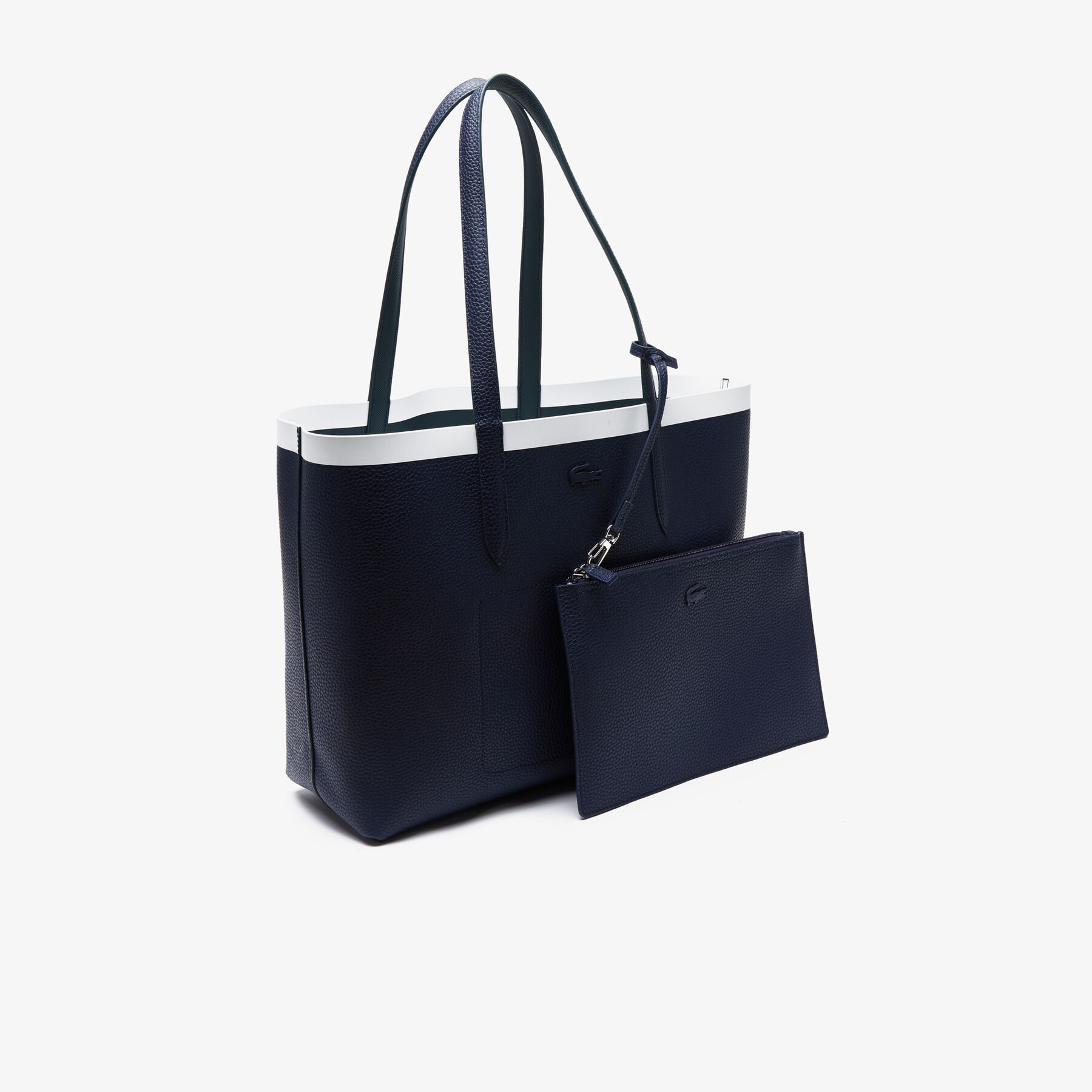 Women's Lacoste Color-Block Reversible Shopping Bag women s lacoste color block reversible shopping bag
