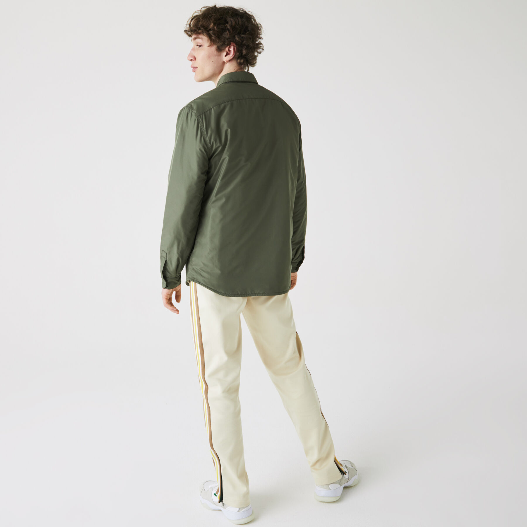 Men’s Water-Resistant Quilted Overshirt lacoste men s water resistant quilted overshirt