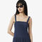 lacoste long pleated strap dress