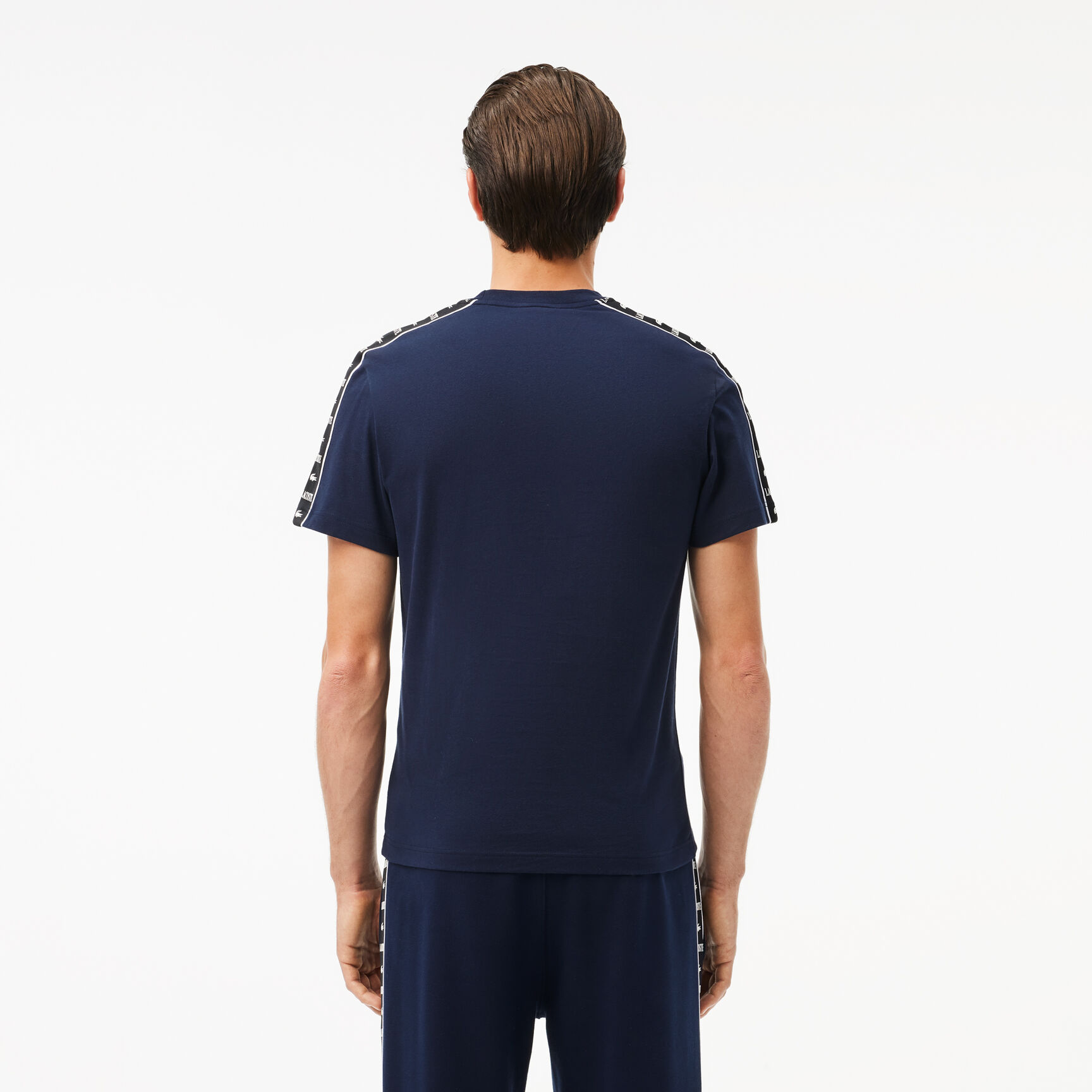 Cotton Jersey Logo Stripe T-shirt Cotton Jersey Logo Stripe T-shirt