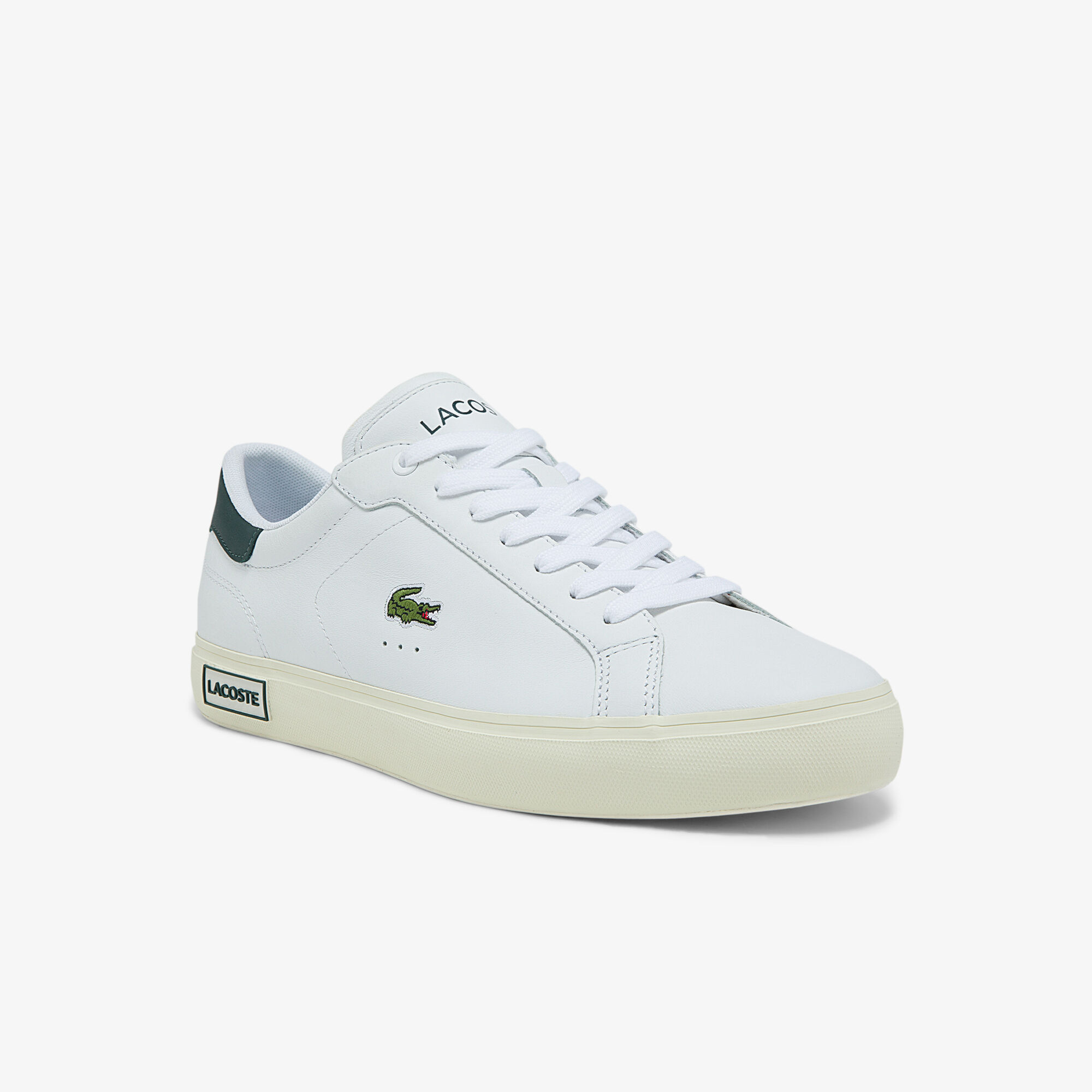 lacoste black trainers
