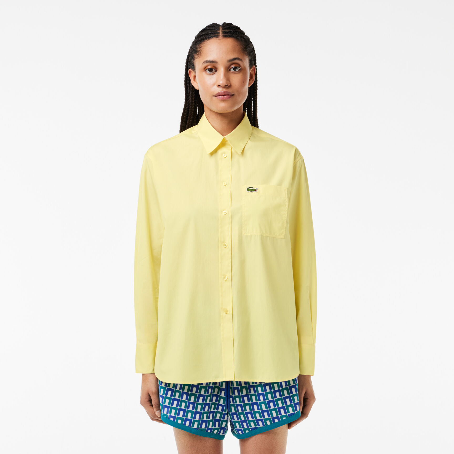 Oversized Fit Cotton Poplin Shirt Oversized Fit Cotton Poplin Shirt
