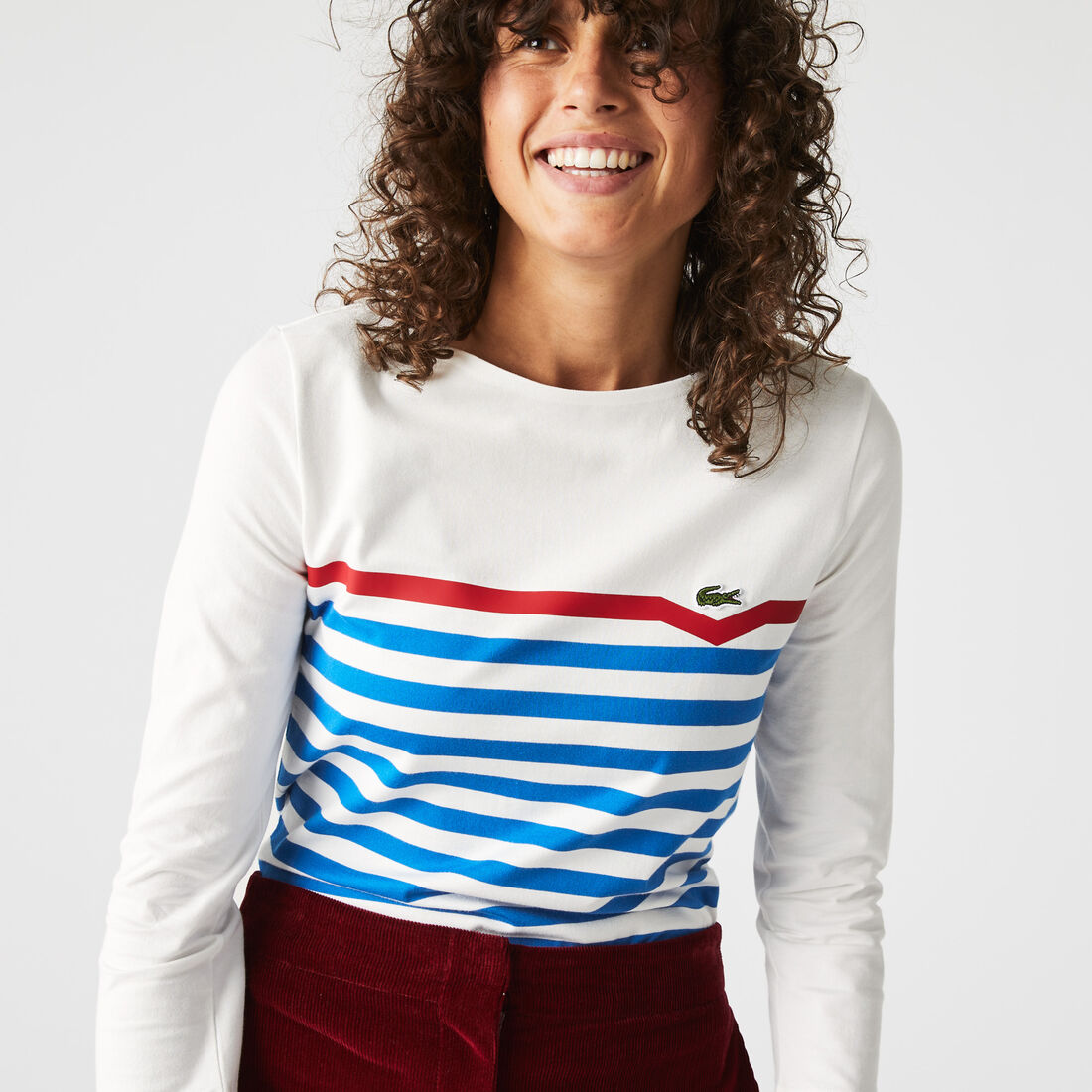 Women’s Made in France Striped Organic Cotton T-Shirt Women’s Made in France Striped Organic Cotton T-Shirt