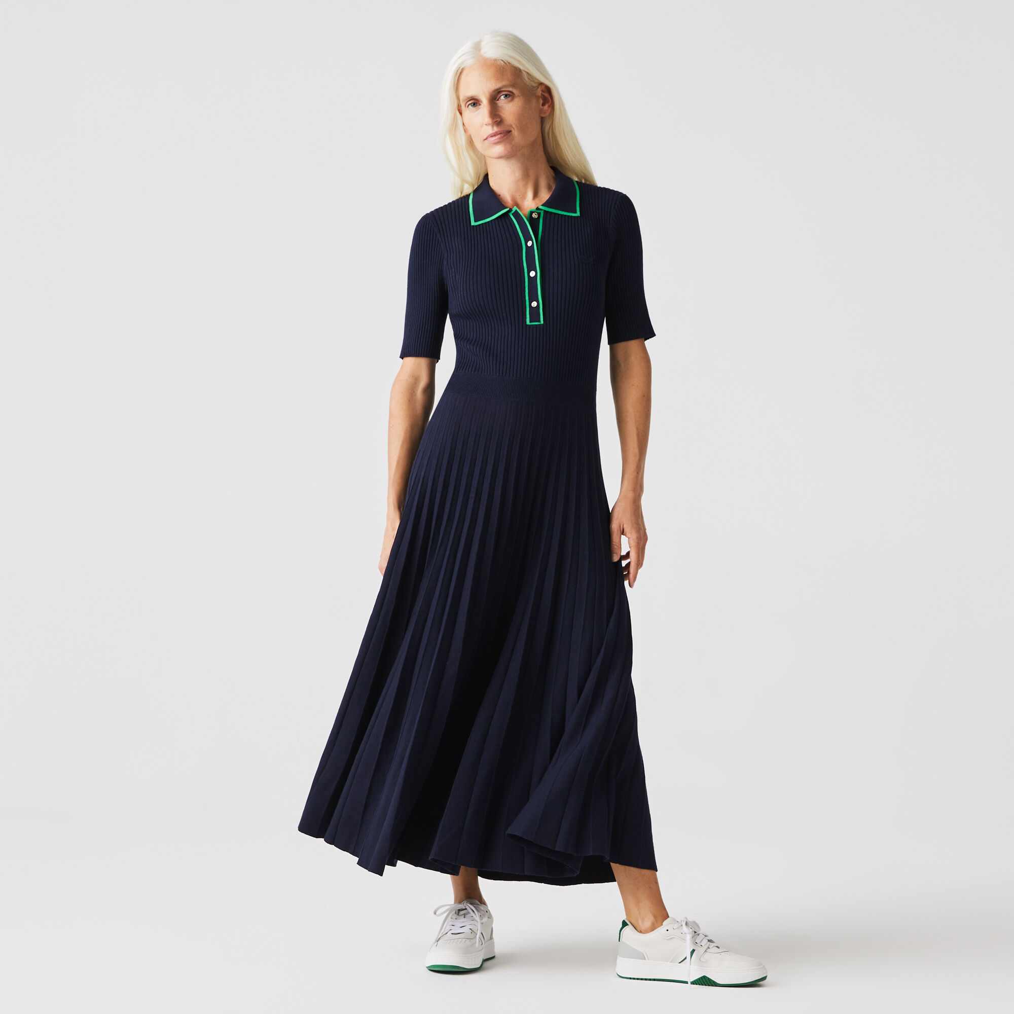 Lacoste knit dress clearance