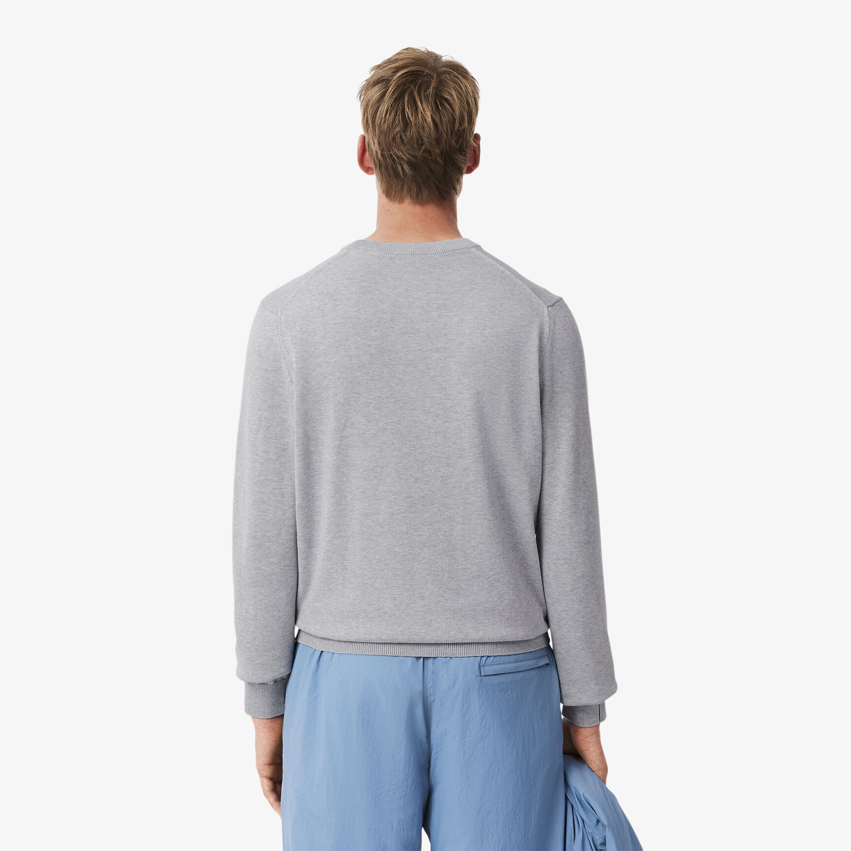 Monochrome Crew Neck Cotton Sweater Monochrome Crew Neck Cotton Sweater