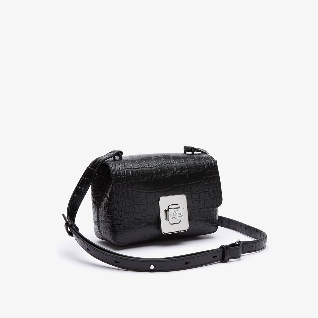 حقيبة يد أميليا جلد منقوش بمشبك معدني للنساء حقيبة يد أميليا جلد منقوش بمشبك معدني للنساء