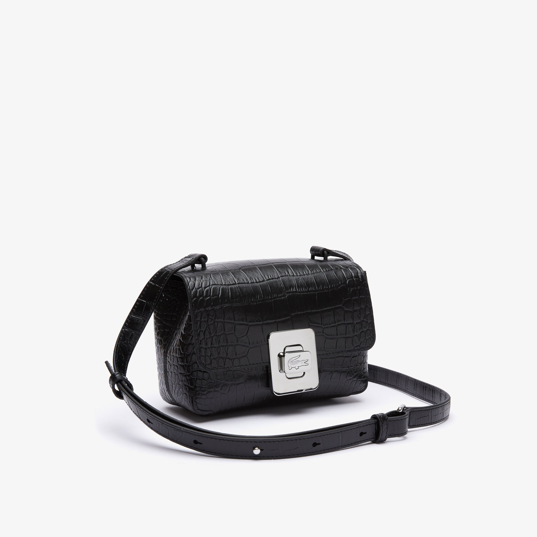 حقيبة يد أميليا جلد منقوش بمشبك معدني للنساء حقيبة يد أميليا جلد منقوش بمشبك معدني للنساء