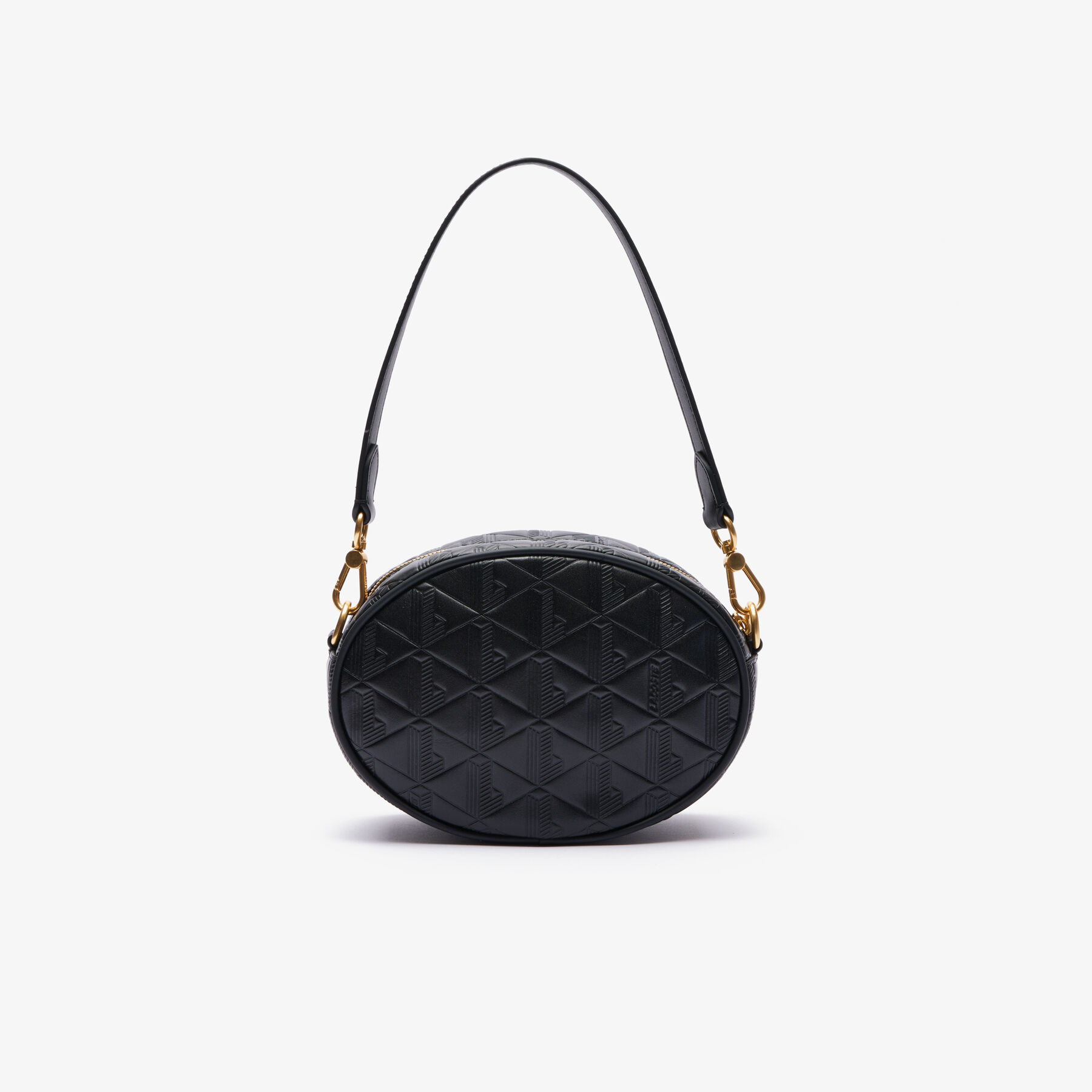 Maheki Oval Leather Shoulder Strap Purse lacoste maheki oval leather shoulder strap purse
