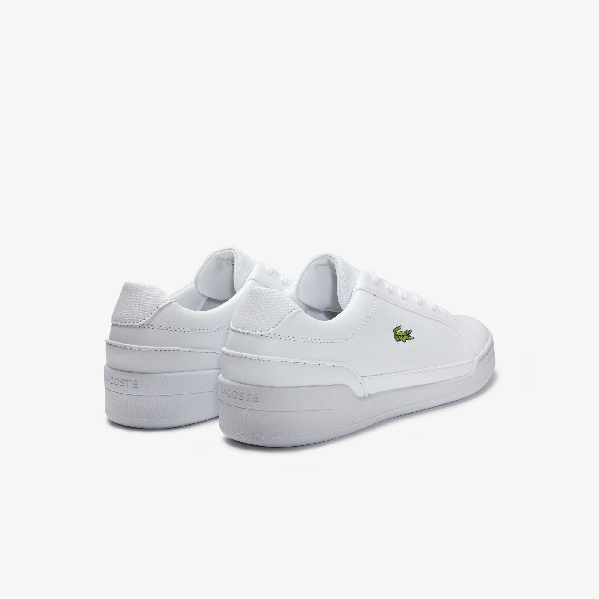 Buy Men s Challenge Textured Leather Trainers Lacoste SA