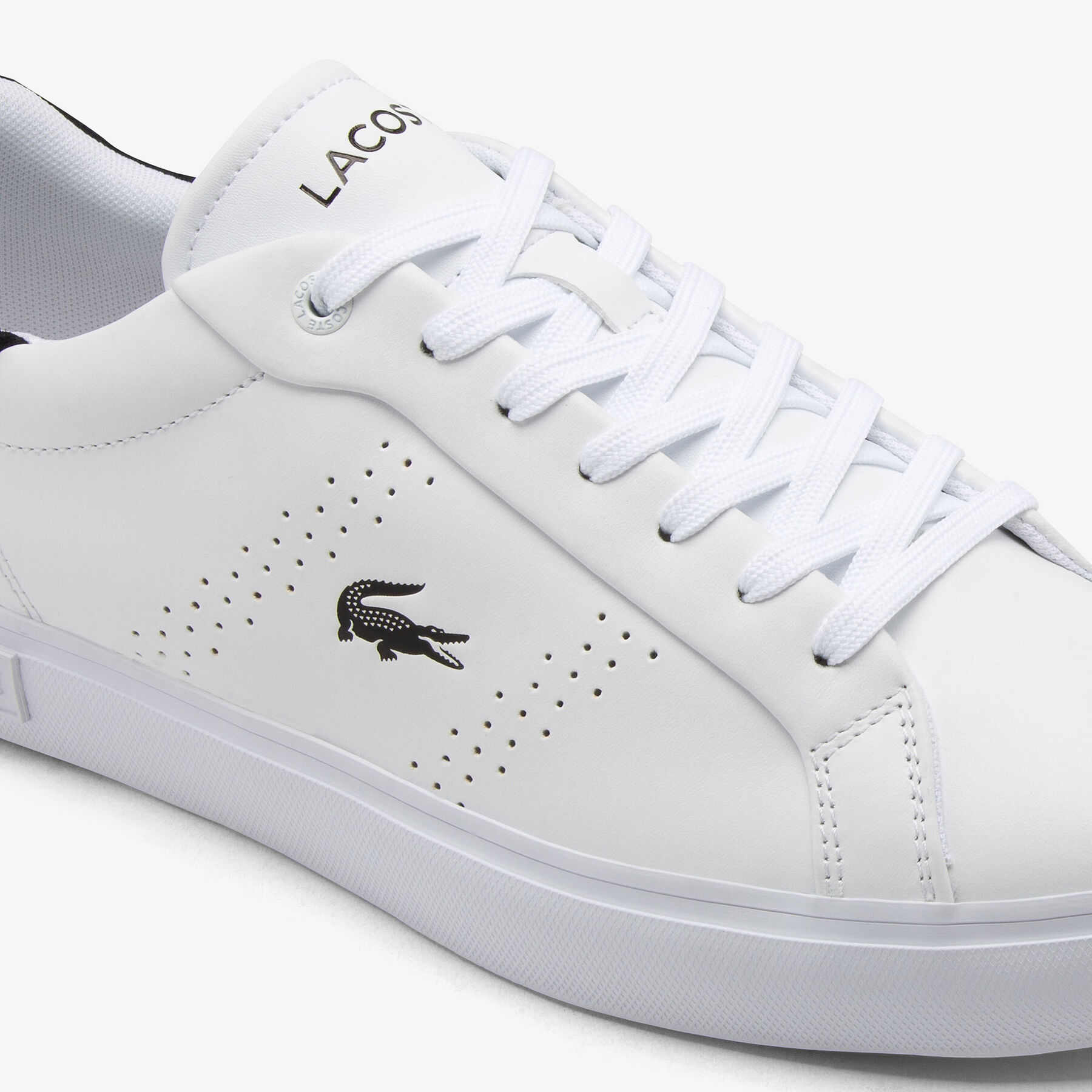 lacoste men s powercourt 2 0 leather sneakers