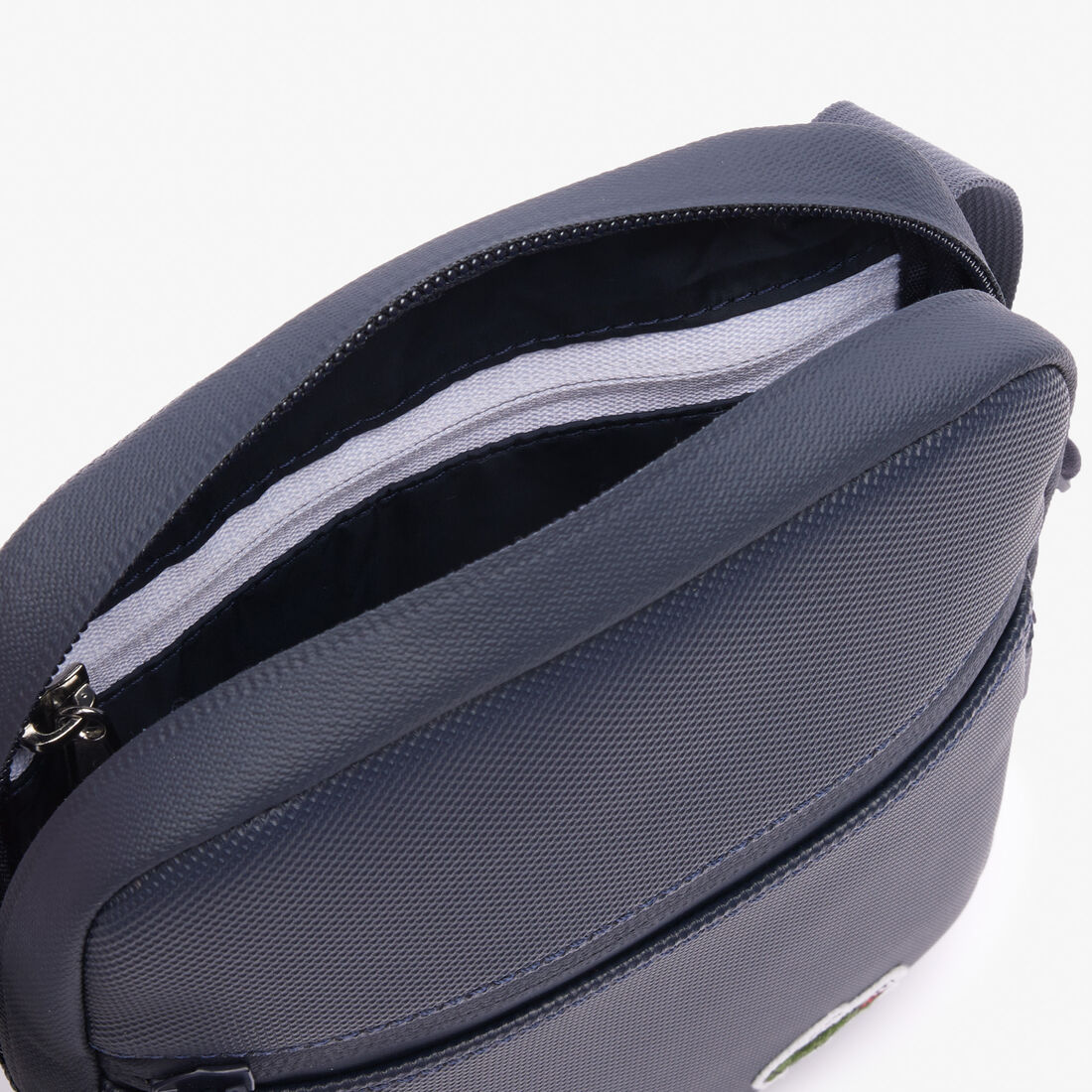 حقيبة كروس صغيرة مسطحة من القماش المطلي بـ LCST للرجال حقيبة كروس صغيرة مسطحة من القماش المطلي بـ LCST للرجال