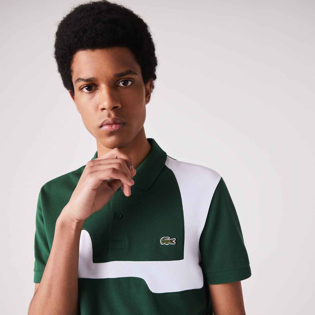 Men’s Heritage Regular Fit Print Cotton Piqué Polo Shirt Men’s Heritage Regular Fit Print Cotton Piqué Polo Shirt