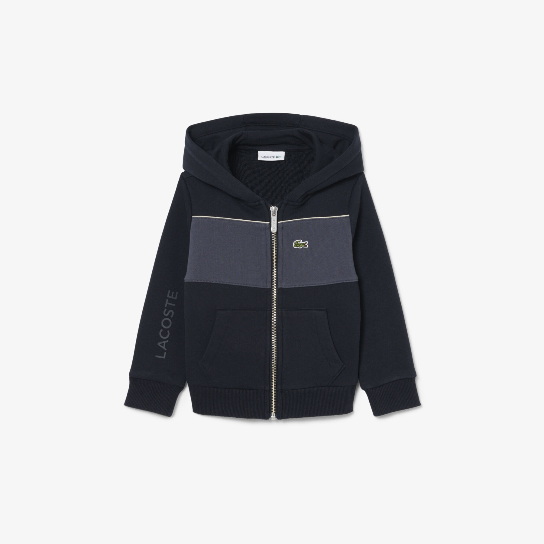 Colorblock Zipped Hoodie